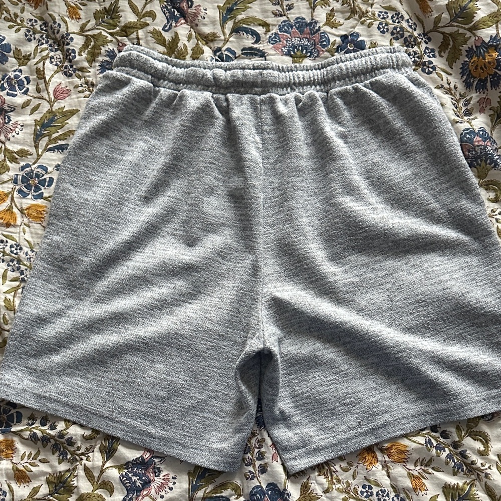 Men's Sweat Shorts Set - Dark Gray and Light Gray - Picture 5 of 9